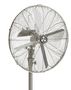 Stand fan-Casafan-Ventilateur sur pied 100 % chromé pale de 40 Cm, h