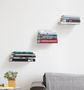 Multi-level wall shelf-Umbra-Étagère à livres invisible Conceal (Pack de 3)