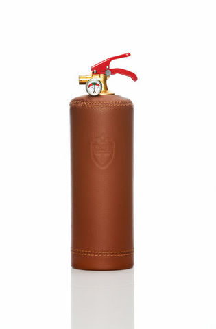 DNC TAG - Fire extinguisher-DNC TAG-LEATHER BROWN