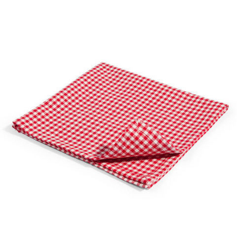 MAISONS DU MONDE - Table napkin-MAISONS DU MONDE-Serviette Vichy rouge