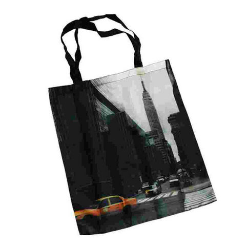 WHITE LABEL - Shopping bag-WHITE LABEL-Sac shopping New York City Empire State Building