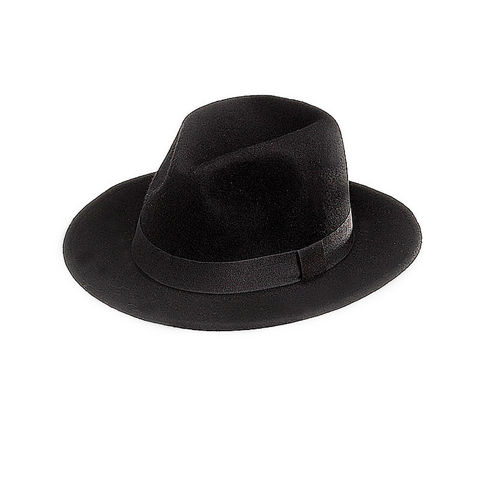 WHITE LABEL - Panama hat-WHITE LABEL-Chapeau borsalino Mixte feutre de laine galon asso