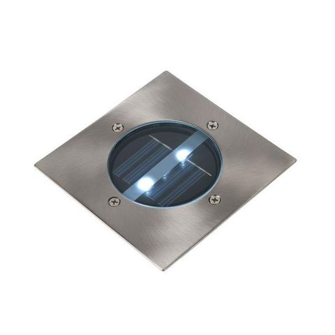 LUCIDE - Floor lighting-LUCIDE-Spot extérieur encastrable carré Solar LED IP44