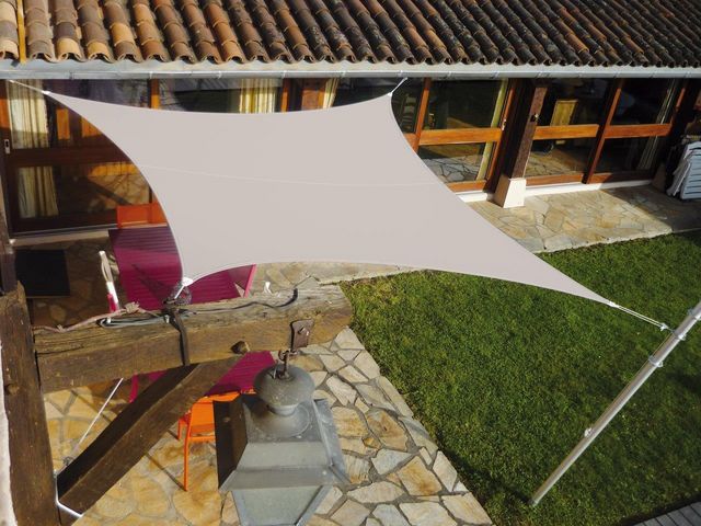 EASY SAIL - Shade sail-EASY SAIL-Voile d'ombrage carrée 3x3m