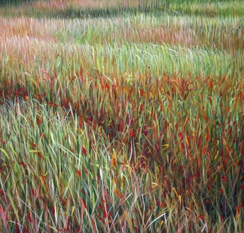 MANUEL CANCEL - Contemporary painting-MANUEL CANCEL--Grass