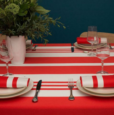 Jean Vier - Rectangular tablecloth-Jean Vier-Pampelune Garance
