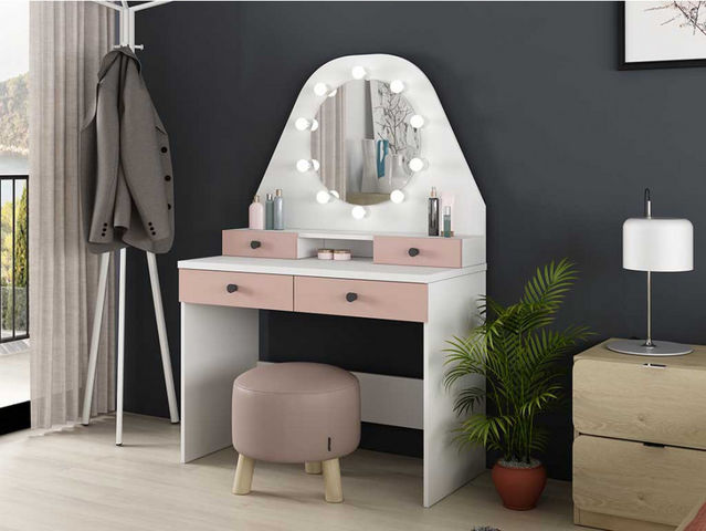 WHITE LABEL - Dressing table-WHITE LABEL-Coiffeuse GABRIELA