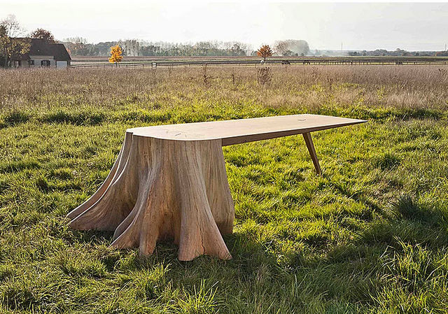 De Lussac Studio - Rectangular dining table-De Lussac Studio-Table Racines Carré