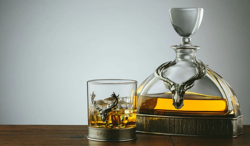 ENGLISH PEWTER COMPAGNY Whiskykaraffe Flaschen und Karaffen Glaswaren  | 