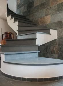 ARTECTA by International Slate Company -  - Zweimal Viertelgewendelte Treppe