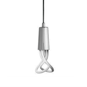 PLUMEN - plumen - suspension chrome et ampoule baby 001 | s - Deckenlampe Hängelampe