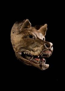 Cédric Le Dauphin - masque de kyogen - Maske