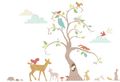 Kinderklebdekor-Funtosee-Kit de stickers La Forêt