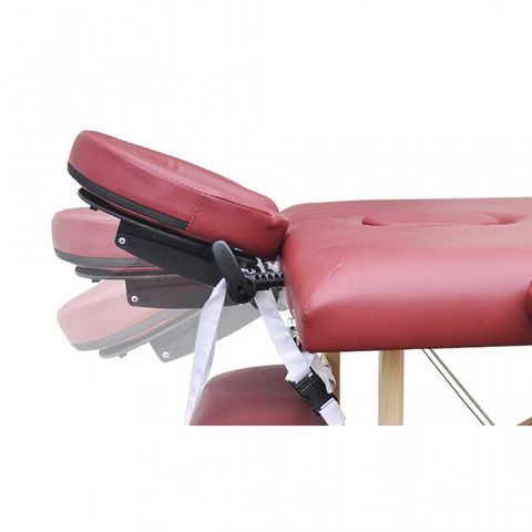 WHITE LABEL - Massagetisch-WHITE LABEL-Table de massage 2 zones rouge