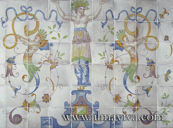 Almaviva - Azulejos (Fliesenmotive)-Almaviva-Cariatide