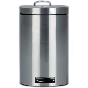 Corby - Küchenabfalleimer-Corby-Pedal Bins 3 Litre Brushed Steel (Case Qty 6)