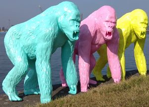 TexArtes - gorille - Escultura De Animal