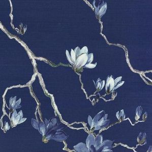 Phillip Jeffries - -blossom blue - Tela Para Tapicerías