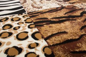 NAZAR - tapis contempo 160x230 beige - Alfombra Contemporánea