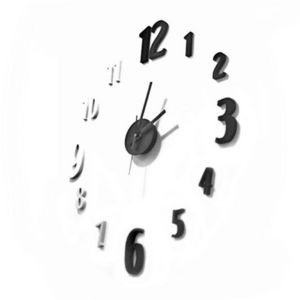 WHITE LABEL - horloge chiffres à coller sur le mur - Reloj De Pared