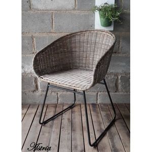 Mathi Design - fauteuil en rotin astrid - Sillón