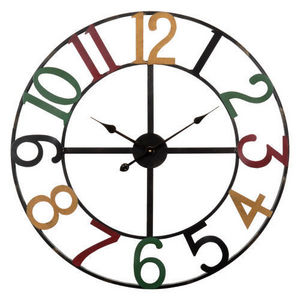 MAISONS DU MONDE - horloge numbers multicolore - Reloj De Cocina