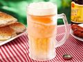 Jarra de cerveza-WHITE LABEL-La chope bière réfrigérante XXL 650 ml doré shoote