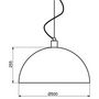 Lámpara colgante-Alu-Suspension design