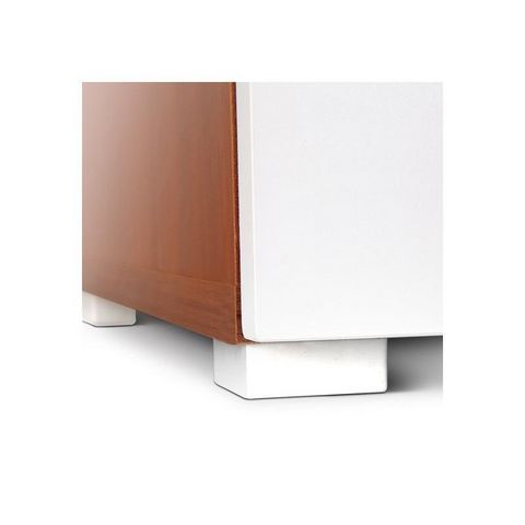 WHITE LABEL - Mesa de noche-WHITE LABEL-2 tables de nuit chevet avec tiroir