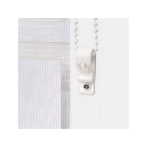 WHITE LABEL - Estor enrollable-WHITE LABEL-Store enrouleur blanc 96 x 120 cm