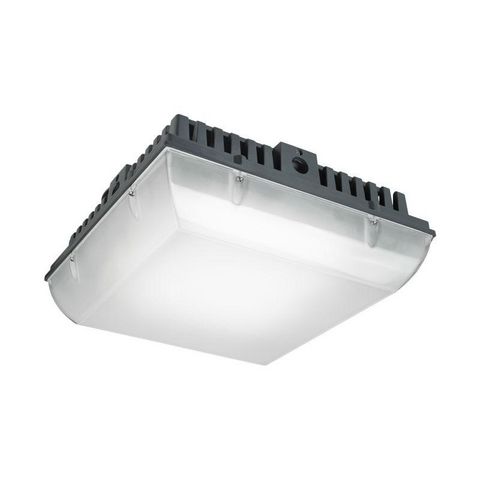 Leds C4 - Plafón para exterior-Leds C4-Plafonnier extérieur carré Premium LED IP65