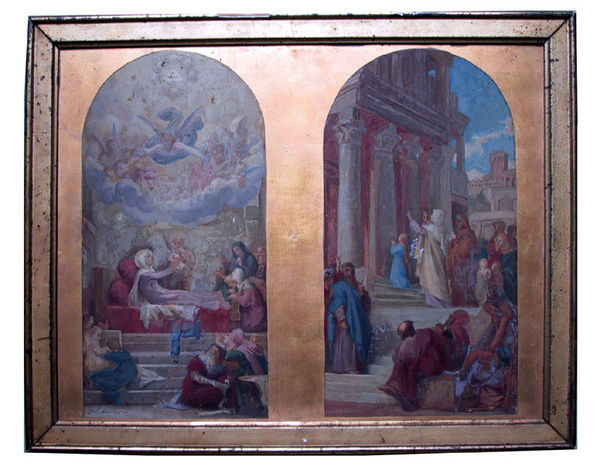 Galerie Emeric Hahn - Óleo sobre tela y óleo sobre panel-Galerie Emeric Hahn-Episode de la vie de la Vierge