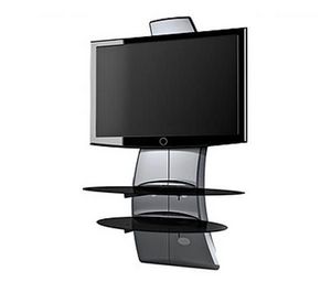 Meliconi - meuble tv ghost design 2000 silver - Mobile Tv & Hifi