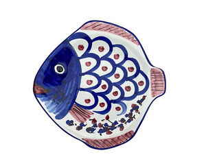 POPOLO - 23cm bleue - Piatto Di Pesce