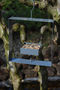 Mangiatoia per uccelli-BEST FOR BIRDS-Mangeoire soucoupe à crochet en métal noir 24x30x6