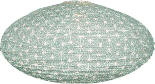 Gong - Lampada a sospensione-Gong-Suspension ovale 80cm Stars Stone