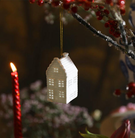 &klevering - Decorazione per albero di Natale-&klevering-Lot de 2 House
